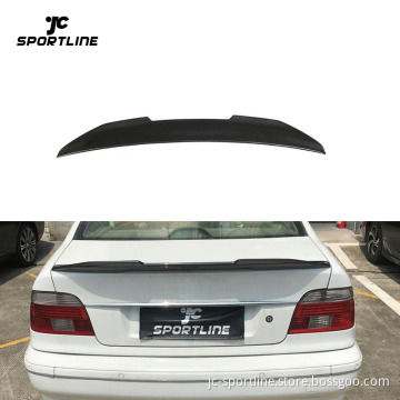 JC Sportline Carbon Fiber Rear Trunk Spoiler for BMW E39 5 Series 1996-2003